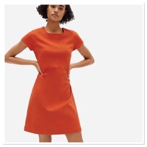 Everlane Party of One Dress Small s Cayenne Orange